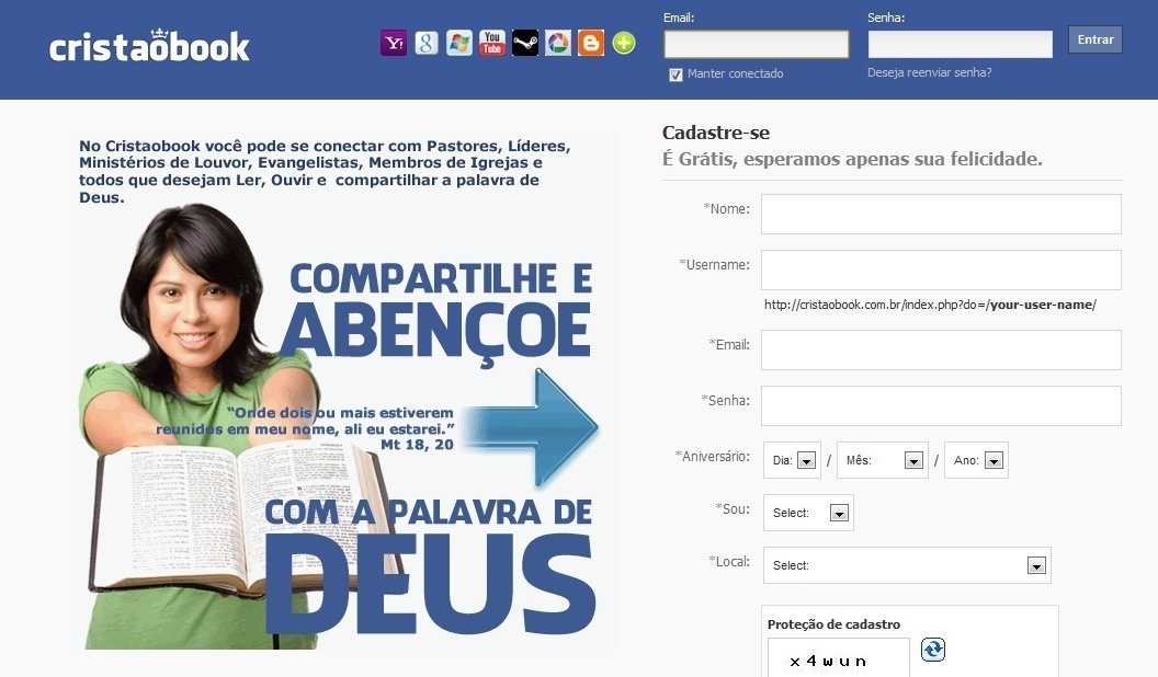 facebook para cristaos