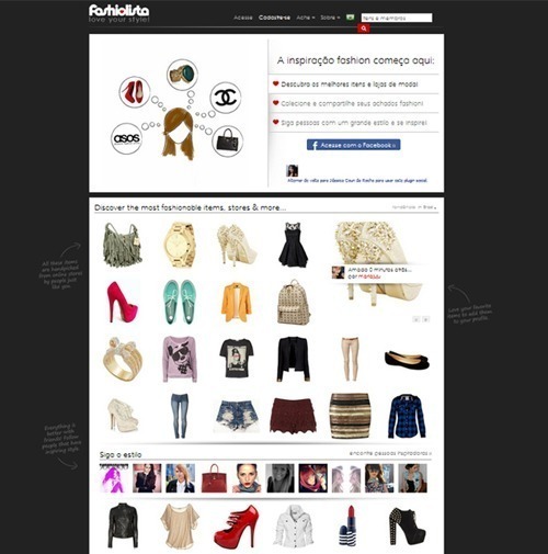 rede social moda