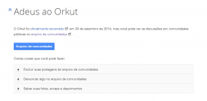 Fim do Orkut 2