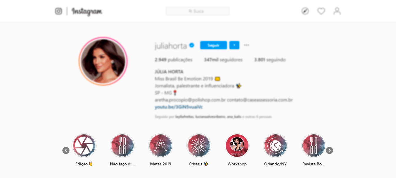 Instagram Júlia Horta