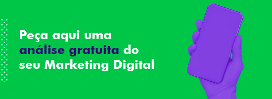 Banner para análise gratuita de marketing digital