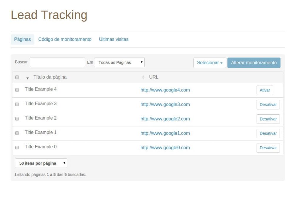 Lead Tracking no RD Station