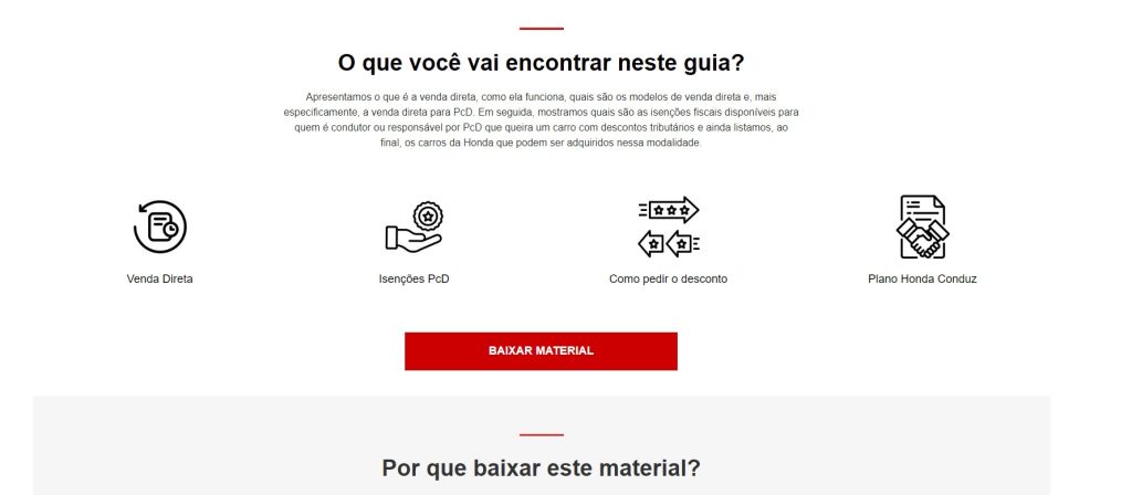 Landing page: Descrição